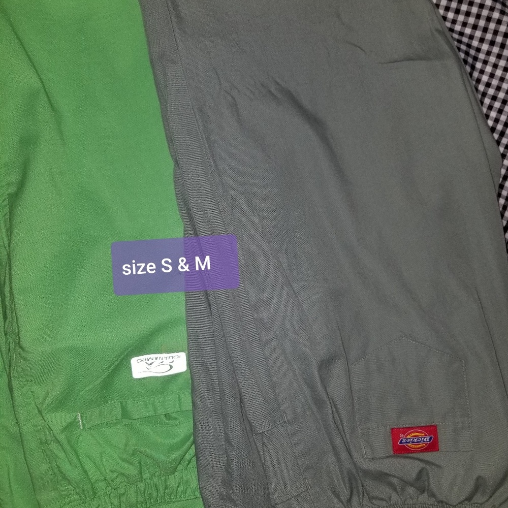 Scrub pants sz sm & m
